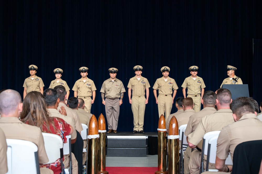 New Chief Petty Officers Pinned at Naval Support Facility Thurmont