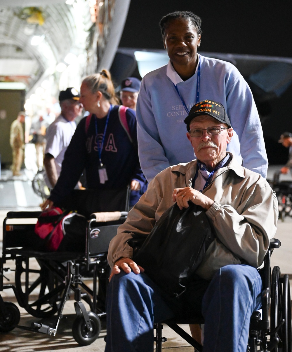 445 AW flies veterans from Wright-Patterson to D.C., back for Honor Flight Dayton
