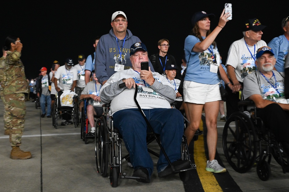 445 AW flies veterans from Wright-Patterson to D.C., back for Honor Flight Dayton
