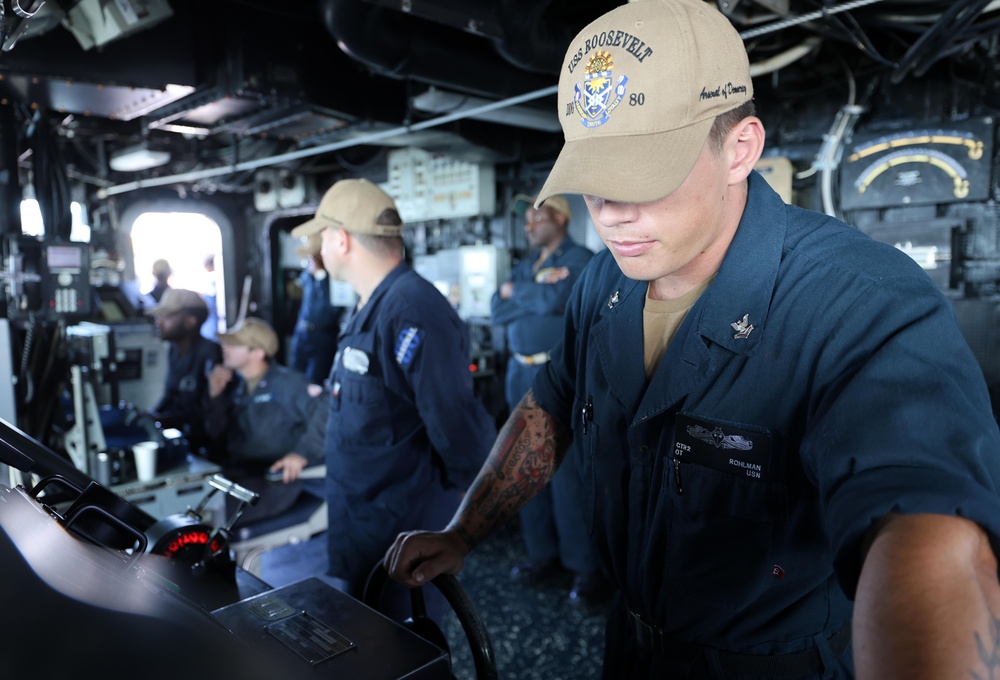 USS Roosevelt (DDG 80) Departs Taranto, Italy, Continues Scheduled Deployment