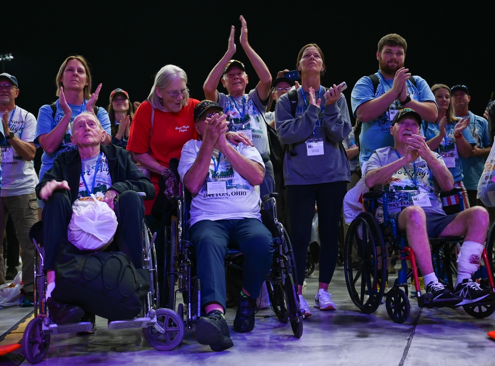 445 AW flies veterans from Wright-Patterson to D.C., back for Honor Flight Dayton