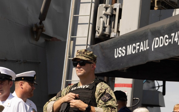 Tin Can Sailors Reunite Aboard USS Mcfaul