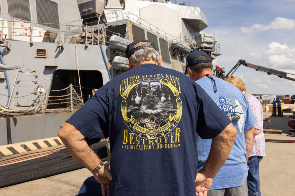 Tin Can Sailors Reunite Aboard USS Mcfaul