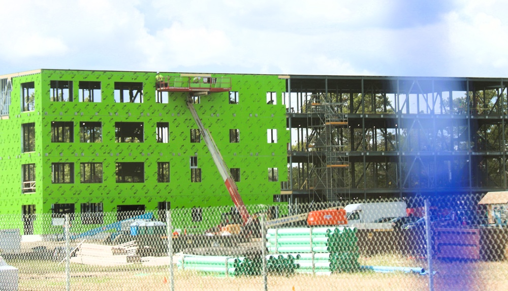 $55.75 million Collective Training Officers Quarters Project at Fort McCoy now past 20 percent complete