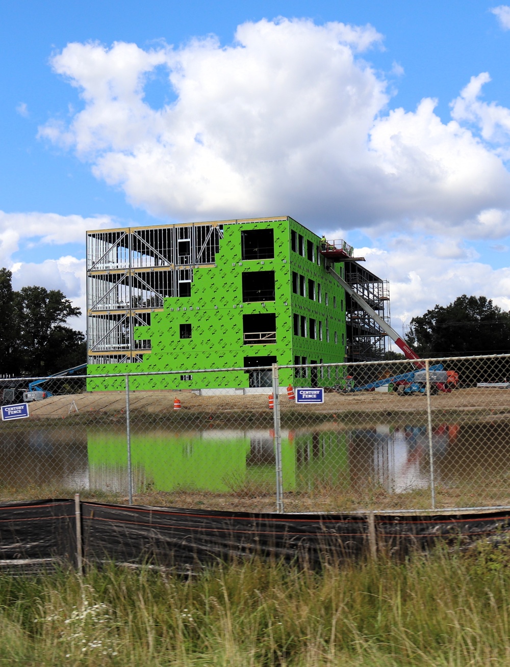 $55.75 million Collective Training Officers Quarters Project at Fort McCoy now past 20 percent complete