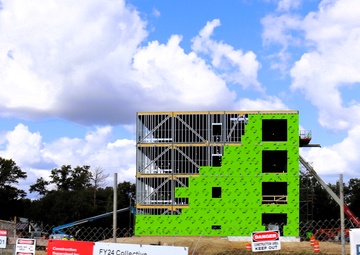 $55.75 million Collective Training Officers Quarters Project at Fort McCoy now past 20 percent complete