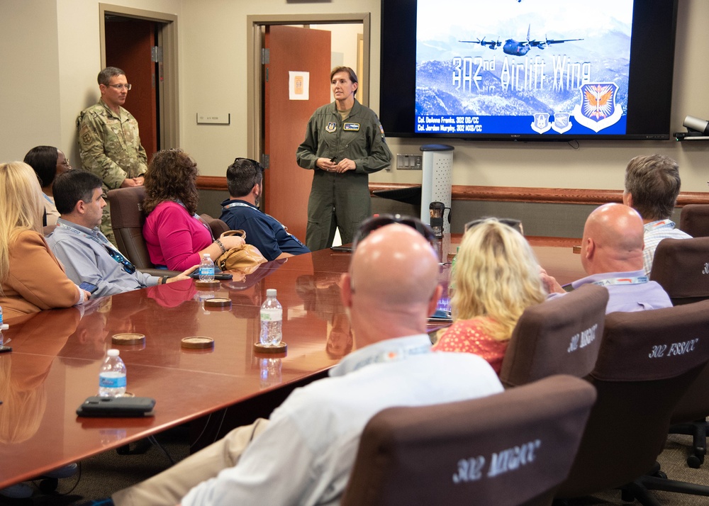 Civic leaders tour Peterson Space Force Base, U.S. Air Force Academy