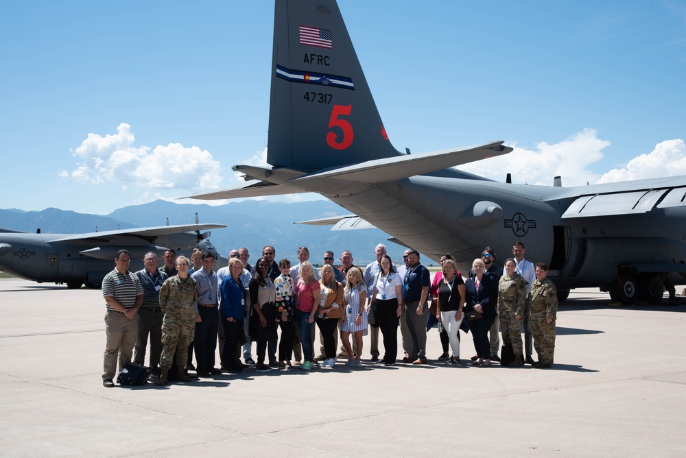 Civic leaders tour Peterson Space Force Base, U.S. Air Force Academy