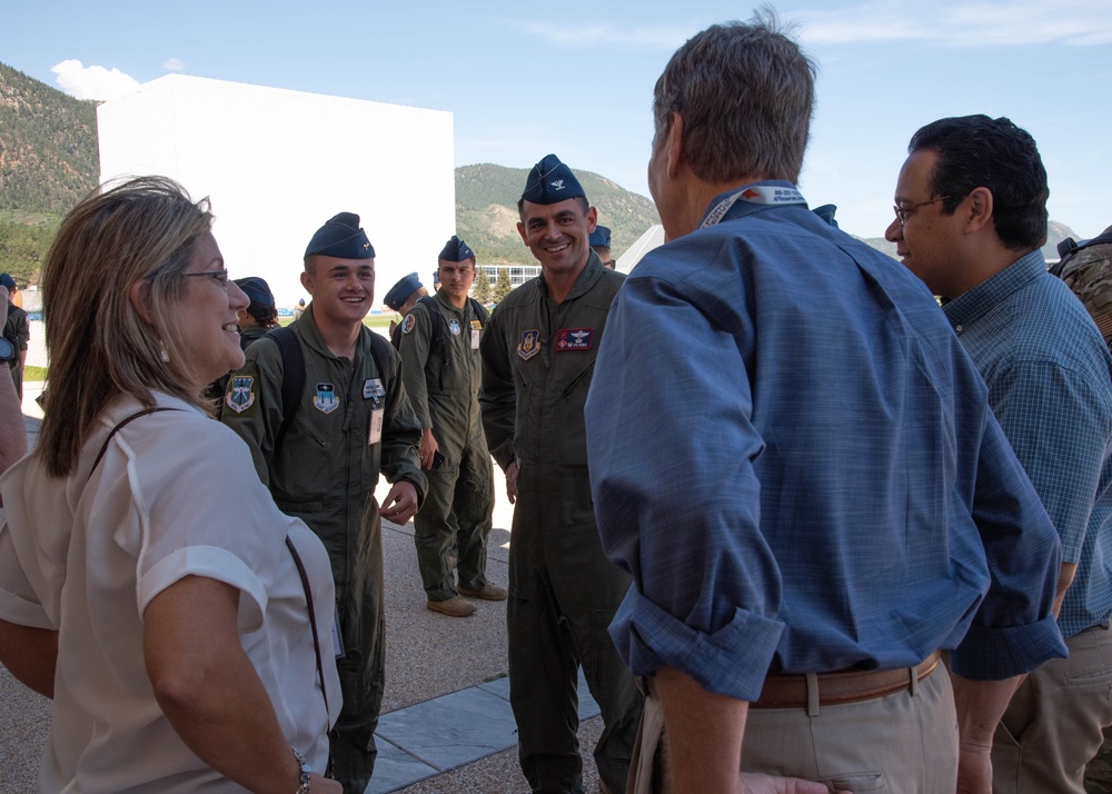 Civic leaders tour Peterson Space Force Base, U.S. Air Force Academy