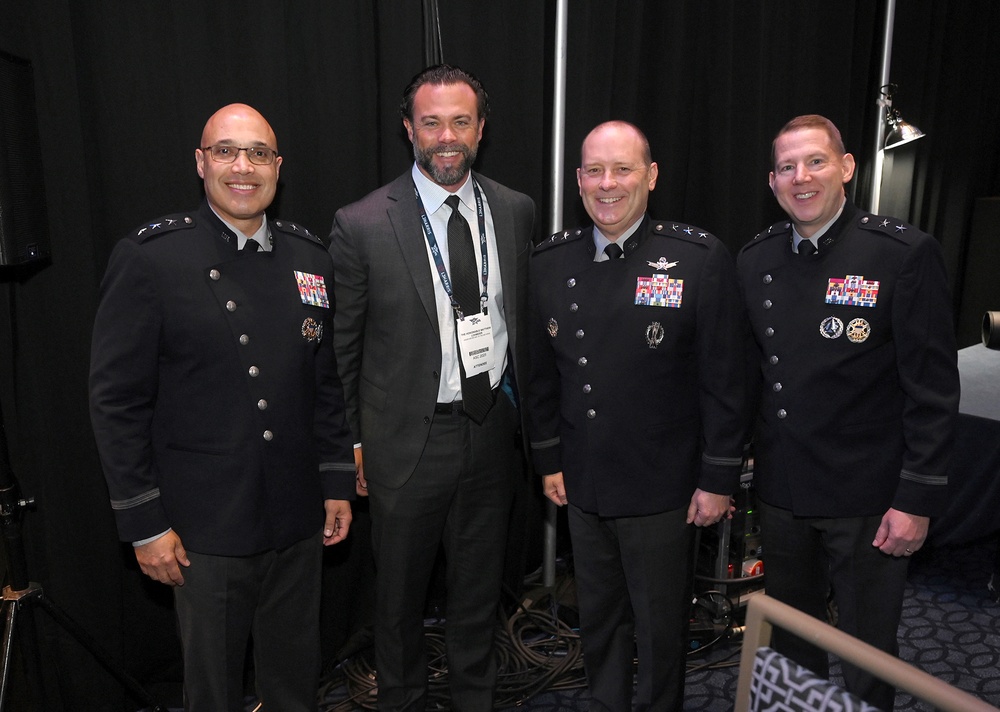 USecAF Poses With Space Force Generals