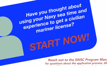 SWSC program helps Sailors translate Navy experience into mariner credentials