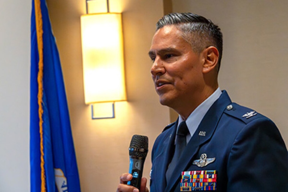 Shaking Hands with History: Col. Martinez Honors the 307th BG