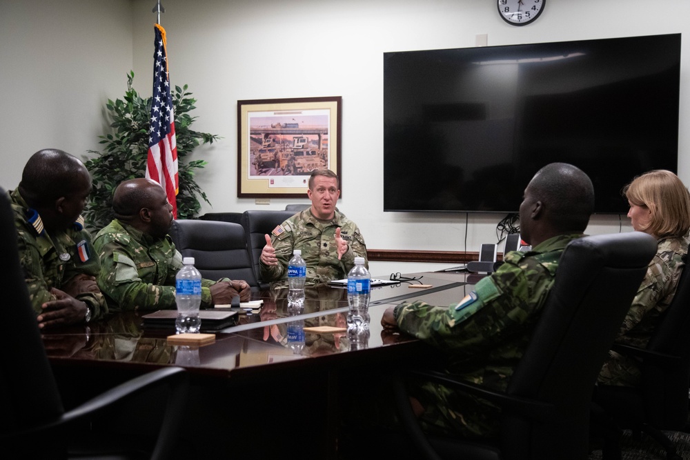 Army Sustainment University hosts delegation from Côte d'Ivoire Army Sustainment University hosts delegation from Côte d'Ivoire