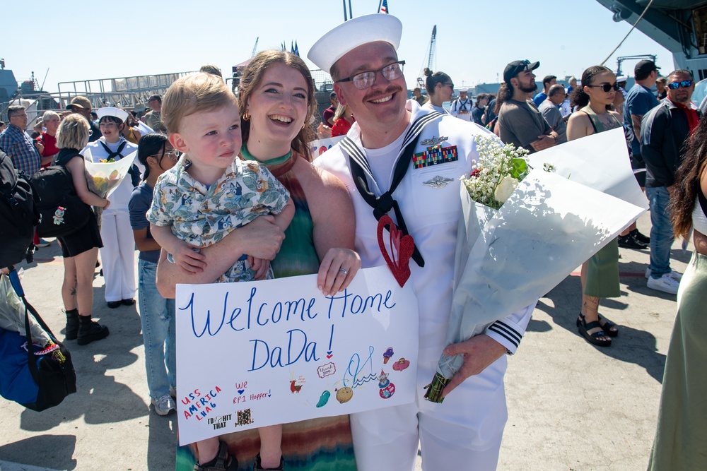 USS America Completes Homeport Change to San Diego