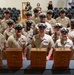 Chief Pinning on the USS Green Bay