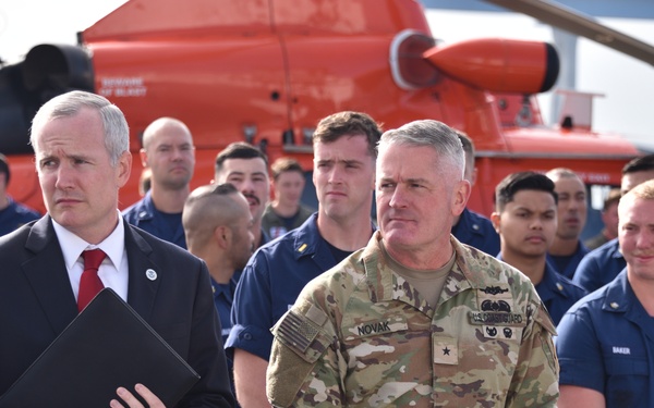 Coast Guard offloads approximately 21,126 pounds of cocaine from Eastern Pacific interdictions in San Diego.