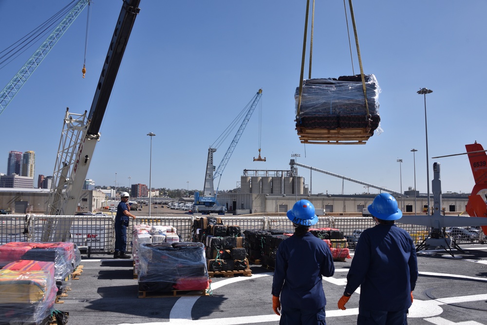 Coast Guard offloads approximately 21,126 pounds of cocaine from Eastern Pacific interdictions in San Diego