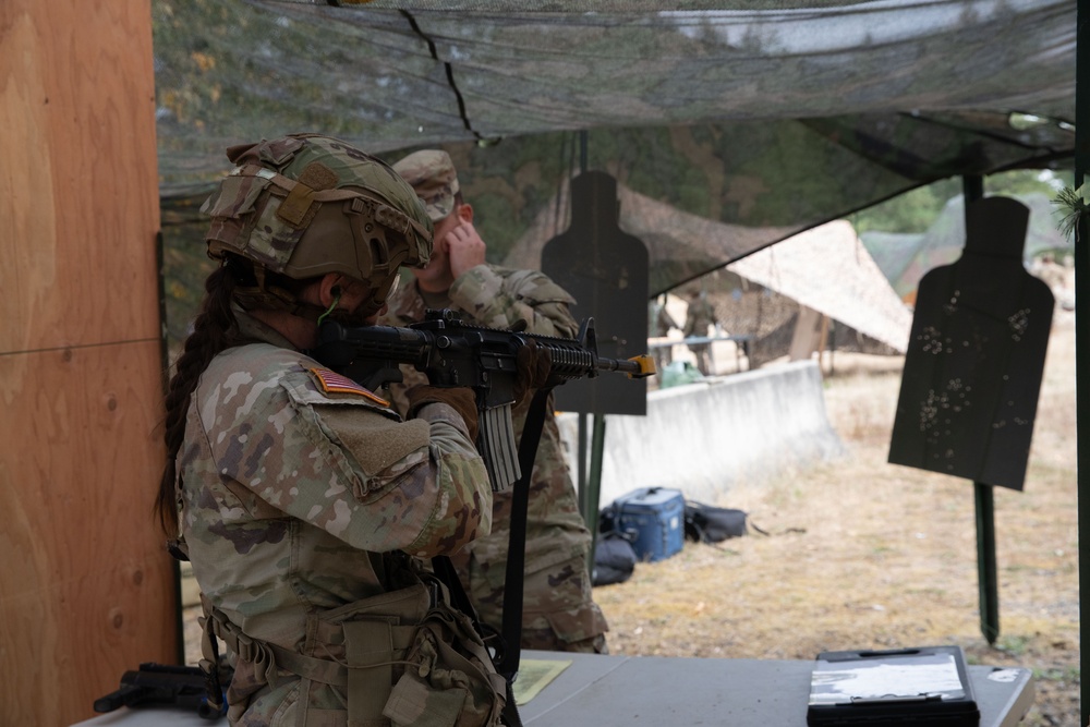 7th Infantry Division Soldiers participate in the Expert Infantry, Soldier, and Medical Badge (E3B)