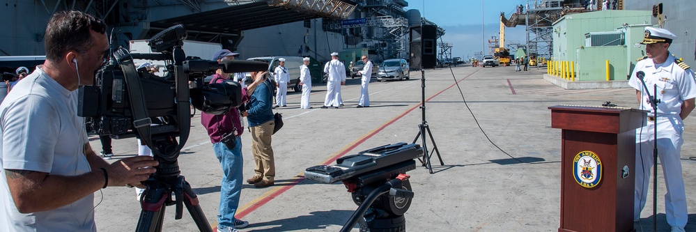USS America Completes Homeport Change to San Diego