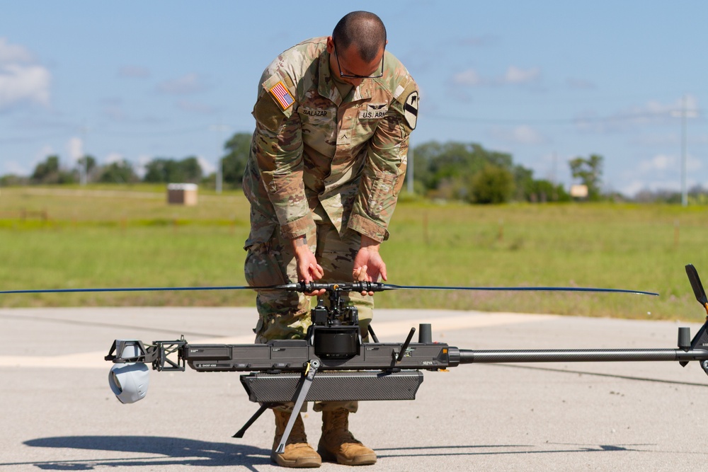 First Team trains with Andruil Ghost-X Reconnaissance UAS