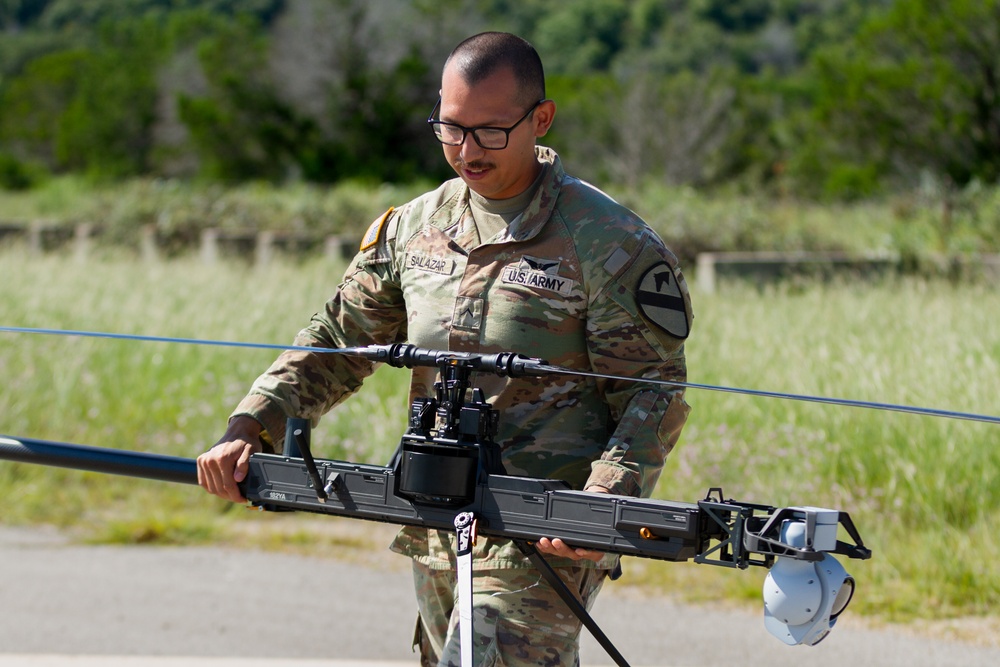 First Team trains with Andruil Ghost-X Reconnaissance UAS