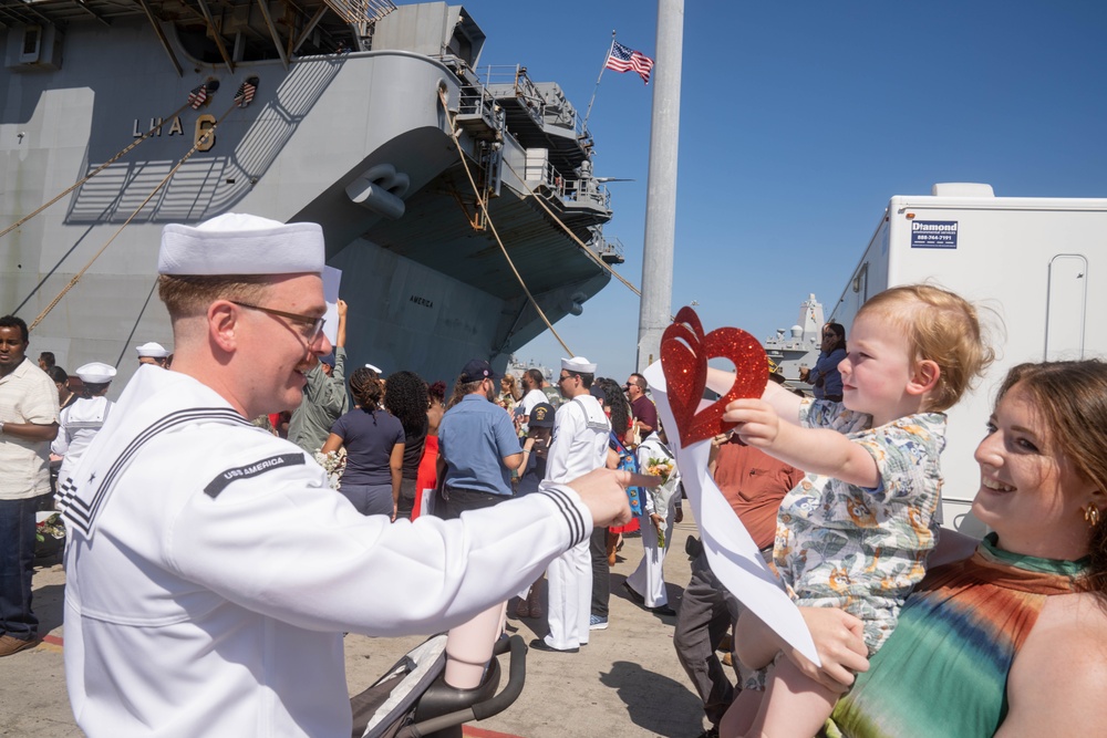 USS America Completes Homeport Change to San Diego