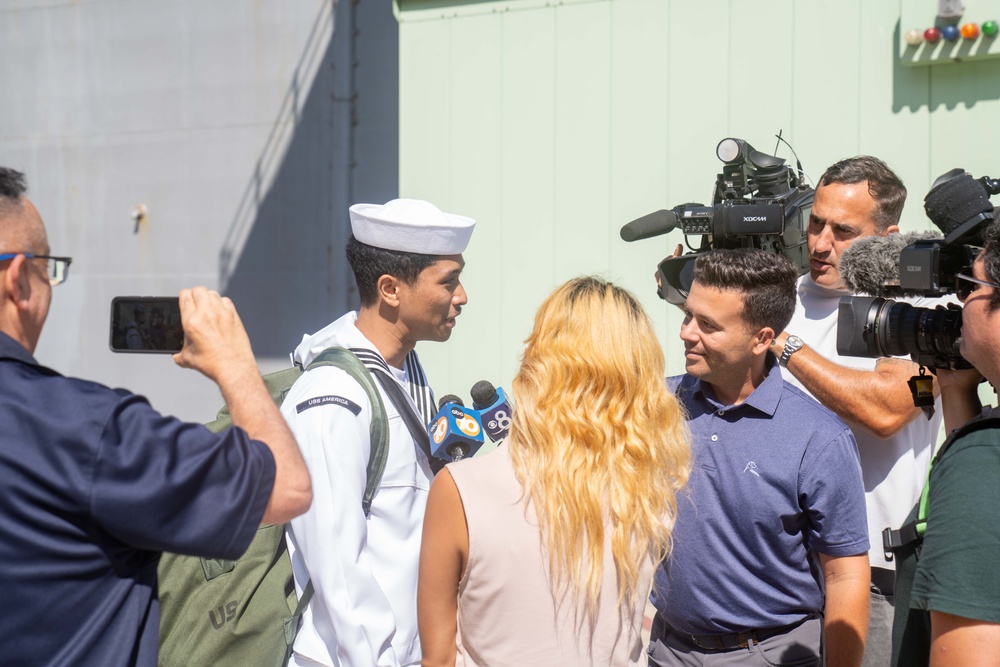 USS America Completes Homeport Change to San Diego