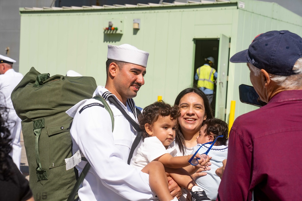USS America Completes Homeport Change to San Diego