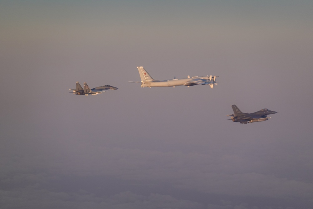 NORAD detected, tracked and intercepted Russian Aircraft over Bering Sea