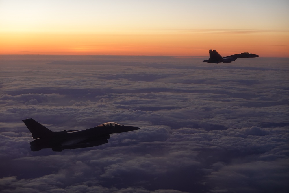 NORAD detected, tracked and intercepted Russian Aircraft over Bering Sea