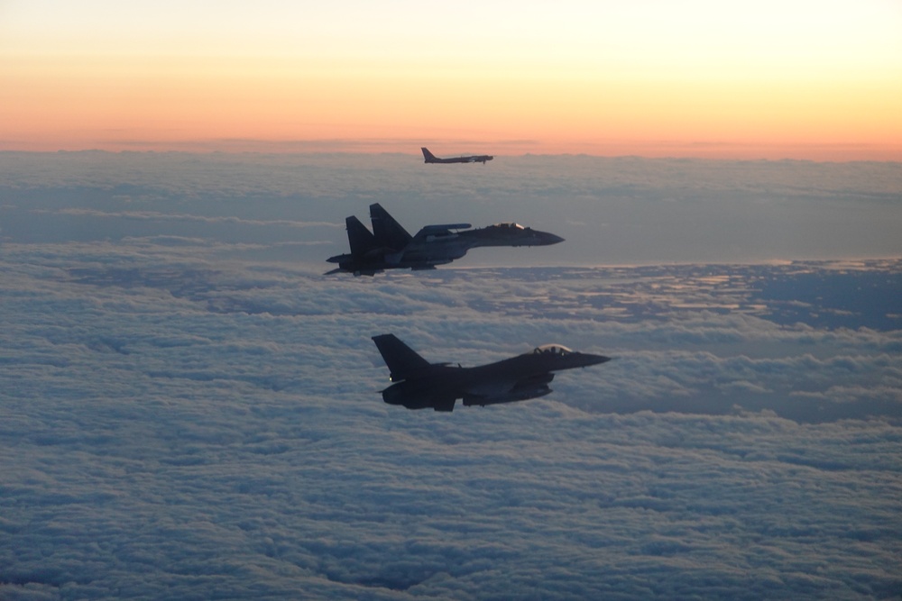 NORAD detected, tracked and intercepted Russian Aircraft over Bering Sea