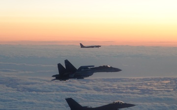 NORAD detected, tracked and intercepted Russian Aircraft over Bering Sea