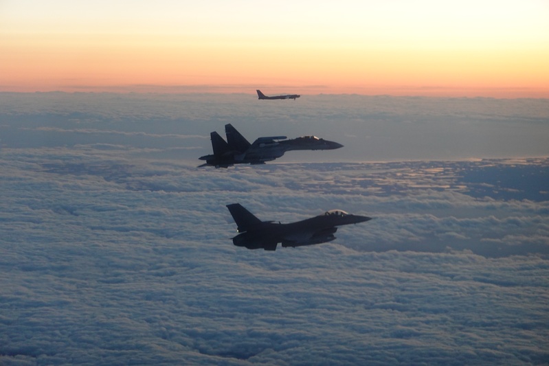 NORAD detected, tracked and intercepted Russian Aircraft over Bering Sea