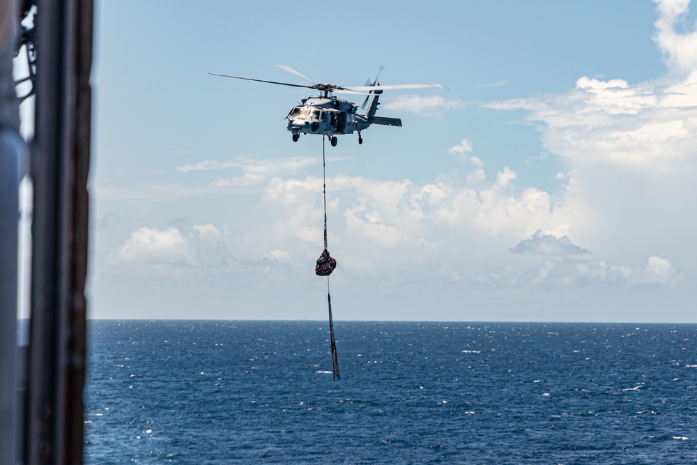 22nd MEU(SOC) | Replenishment at Sea during Deployment