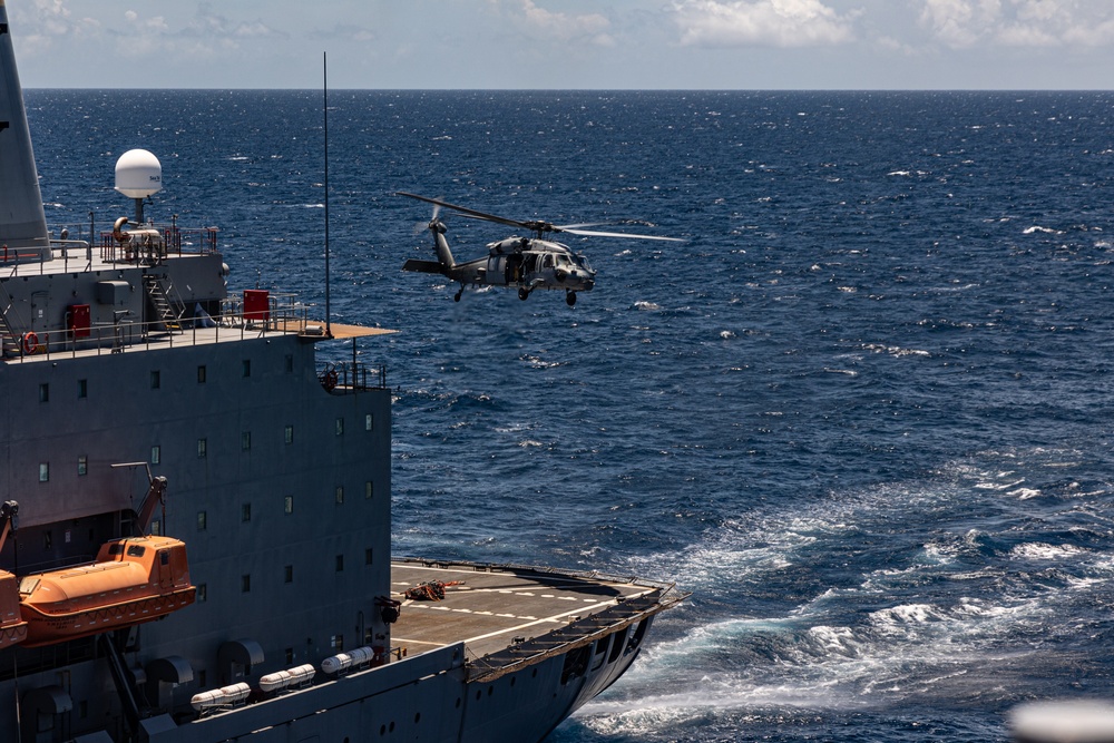 22nd MEU(SOC) | Replenishment at Sea during Deployment