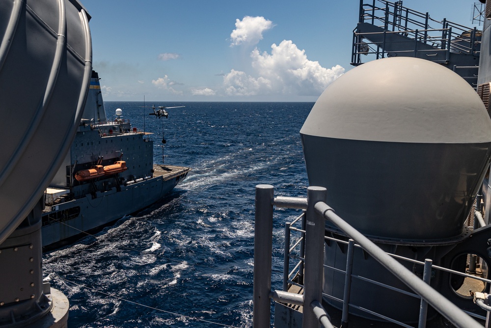 22nd MEU(SOC) | Replenishment at Sea during Deployment