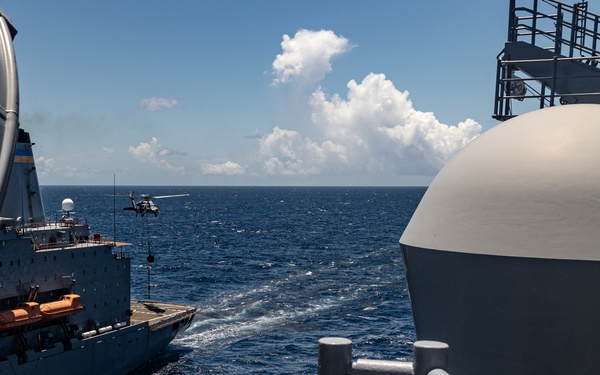 22nd MEU(SOC) | Replenishment at Sea during Deployment