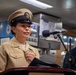 Boxer Holds Pinning Ceremony and Birthday for New Master Chief