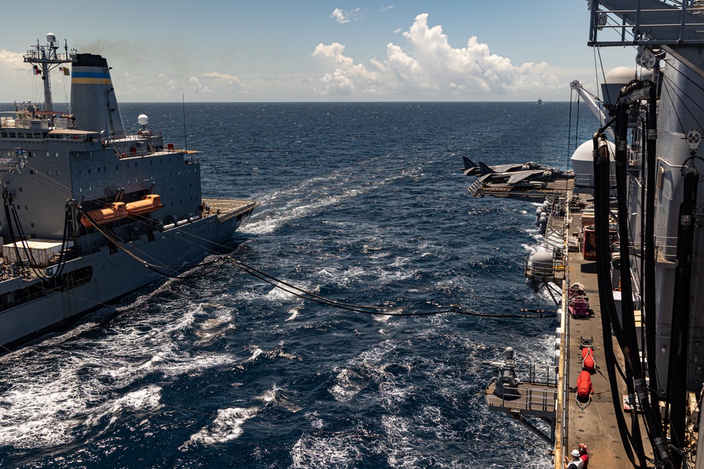 22nd MEU(SOC) | Replenishment at Sea during Deploymen
