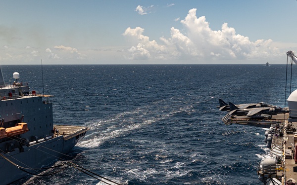22nd MEU(SOC) | Replenishment at Sea during Deploymen
