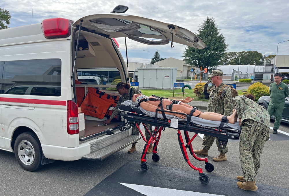 USNMRTC Yokosuka Conducts Mass Casualty Drill, Validates Patient Transport and Air Evacuation Readiness