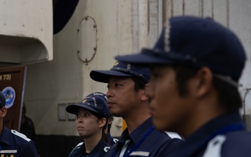 George Washington Hosts Members of the Japan Coast Guard