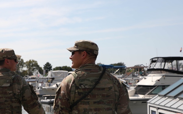 Taskforce Magnolia patrolling Navy Yard