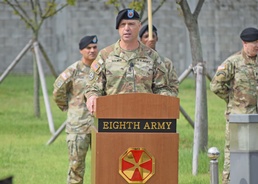 Eighth Army bids farewell to CSM Bolmer, welcomes CSM Weaver as new senior enlisted advisor