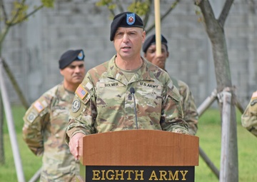 Eighth Army bids farewell to CSM Bolmer, welcomes CSM Weaver as new senior enlisted advisor