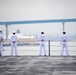 USS America (LHA 6) Man the Rails in Transit to San Diego