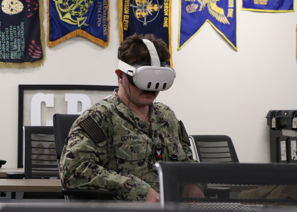 LCSRON 1 Sailors conduct VR suicide prevention and SAPR training