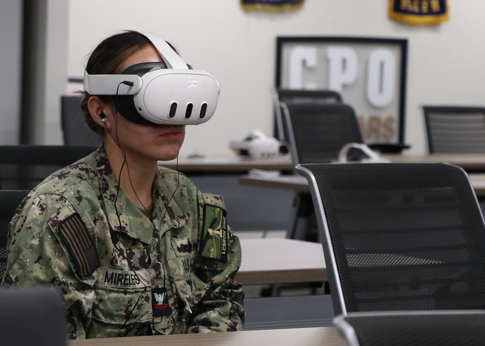 LCSRON 1 Sailors conduct VR suicide prevention and SAPR training