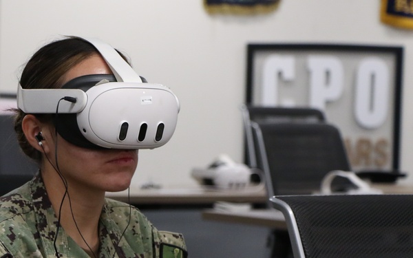 LCSRON 1 Sailors conduct VR suicide prevention and SAPR training