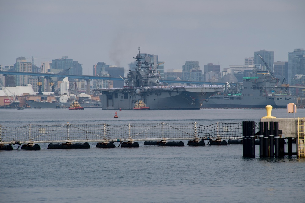 USS America Completes Homeport Change to San Diego